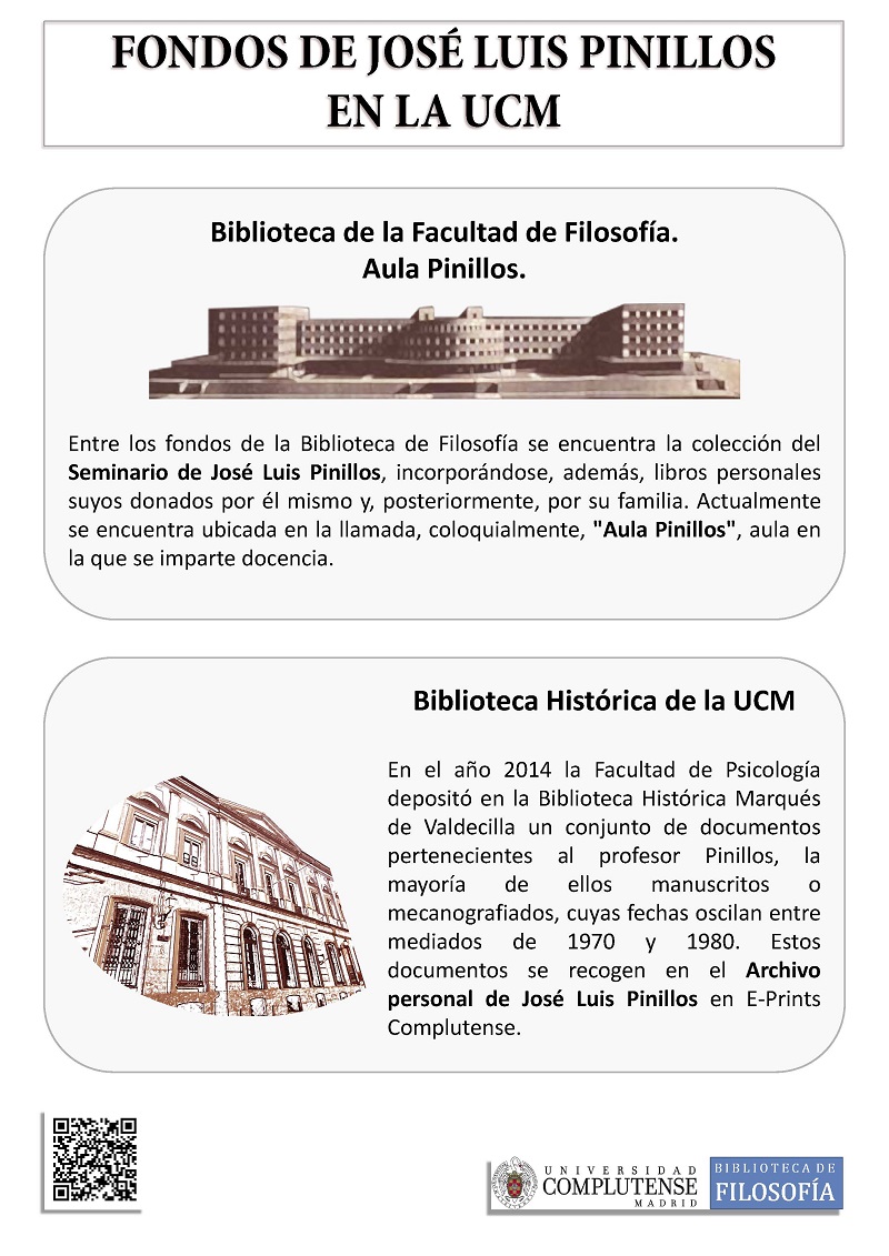Fondos de José Luis Pinillos en la UCM